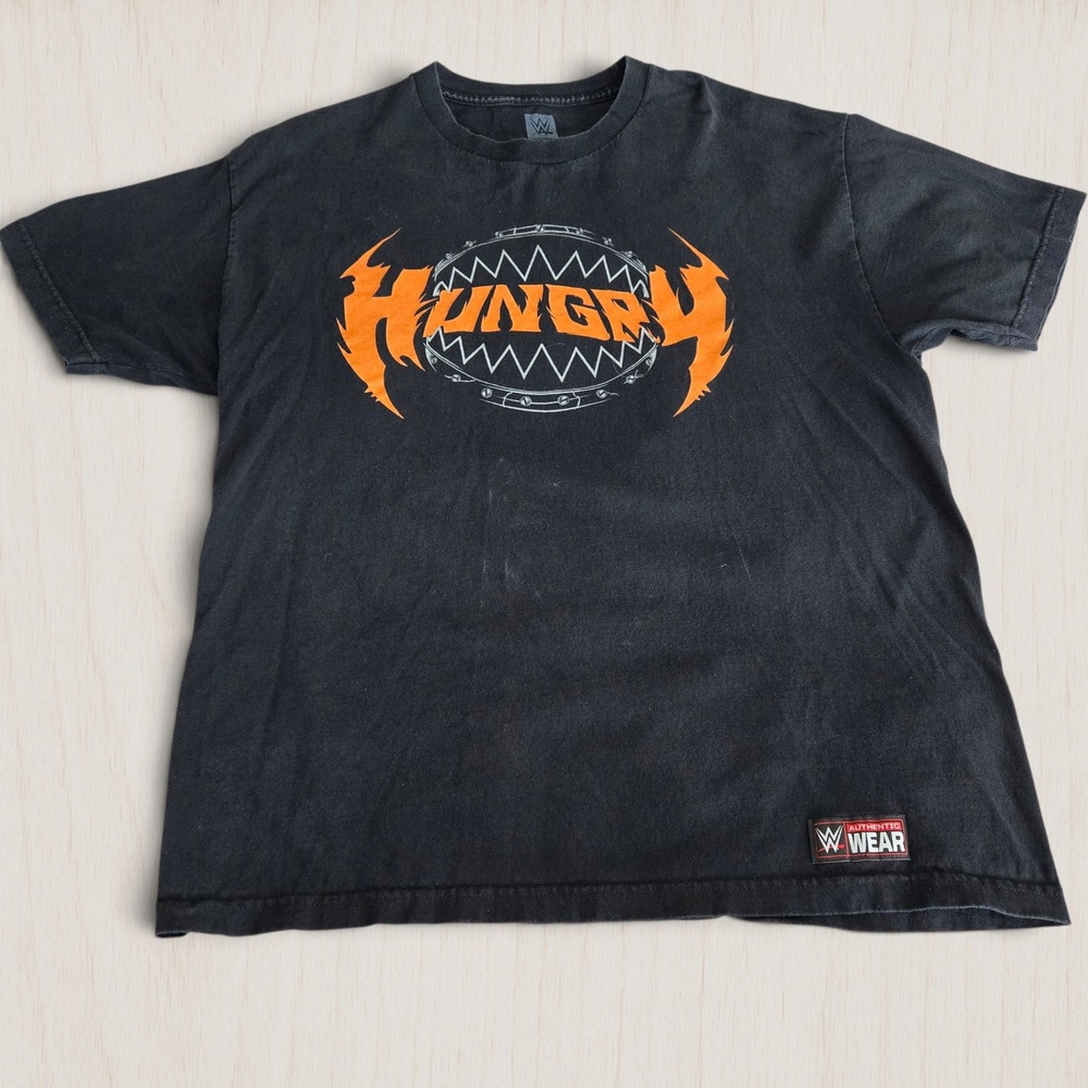 WWE Ryback Hungry Feed Me More Hungry Graphic Shirt Mens XL Black Wrestling Tee